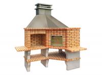 Ref. 360 - 150 cm et 150 cm x 69 cm x 274 cm, LxLxH | Grill 60 cm x 40 cm, LxL | 1600 kg